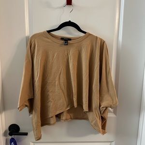 F21 cropped workout top